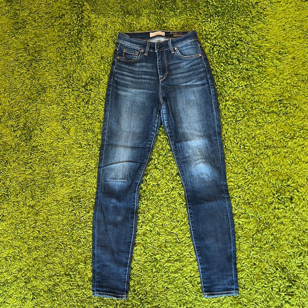 7 for all Mankind high rise skinny Jean
